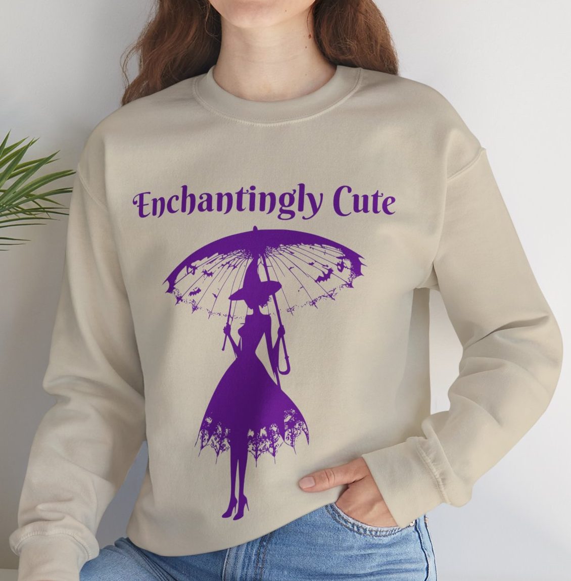 Coquette Inspired Witch - Heavy Blendâ„¢ Crewneck Sweatshirt