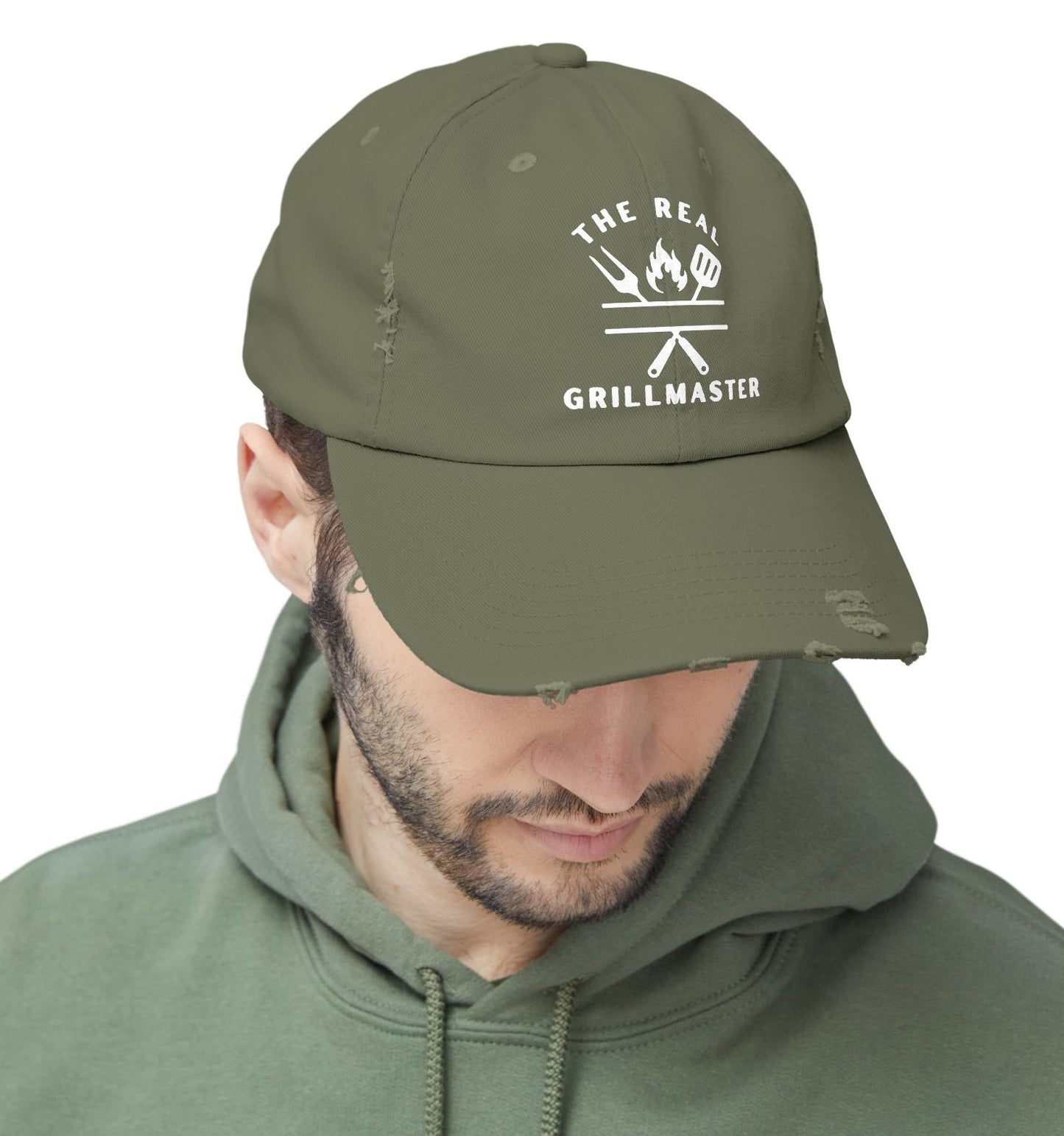 Stylish Grilling Enthusiast Distressed Cap