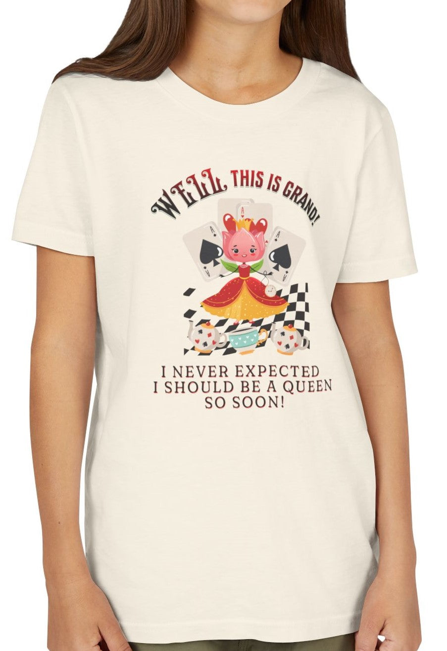 Whimsical Wonderland Queen Inspired Youth Short Sleeve Tee