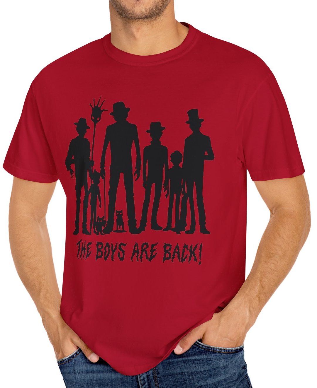 Horror Movie Inspired Halloween T-Shirt Featuring Famous Line-up