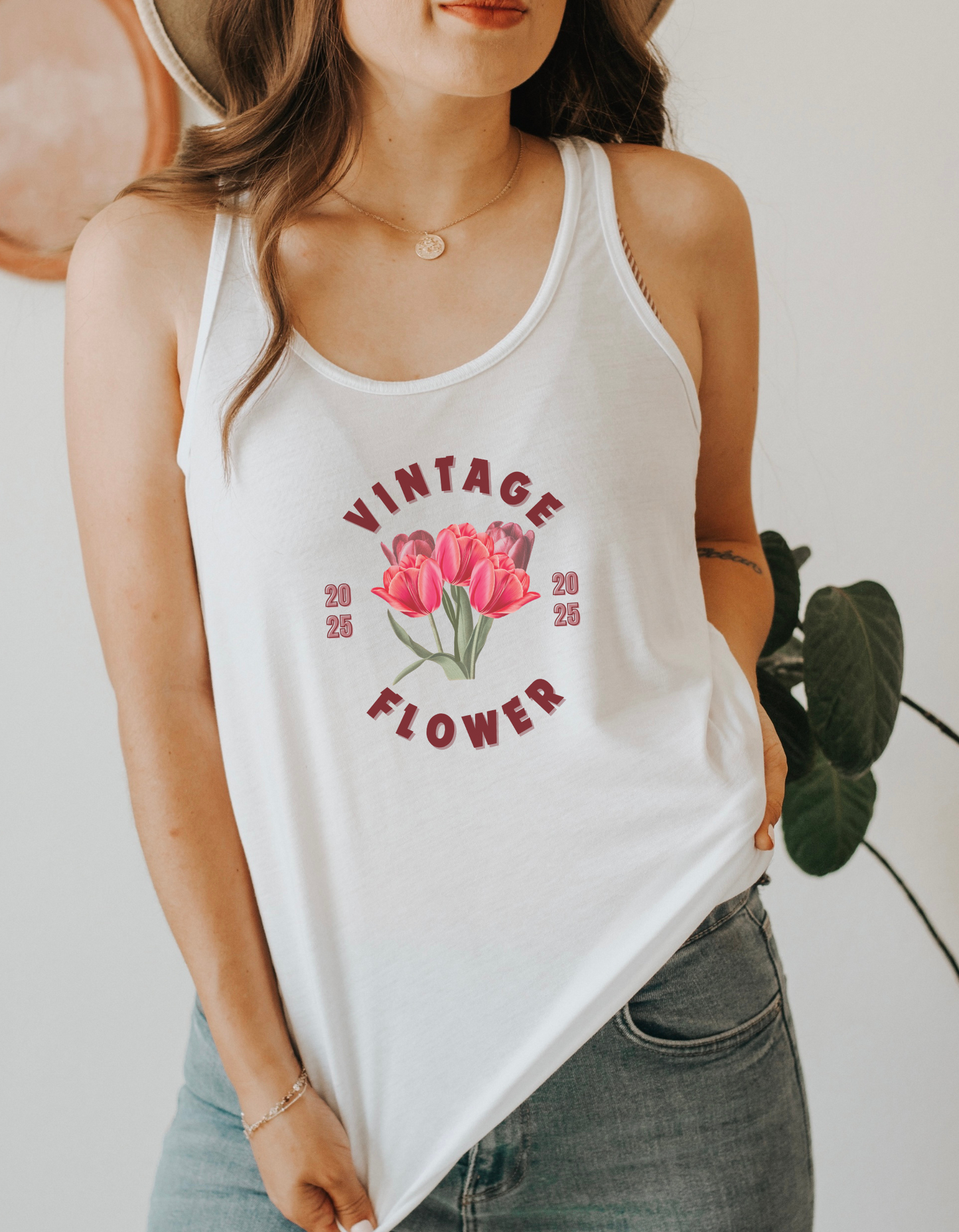 Vintage Flower Women's Tank Top