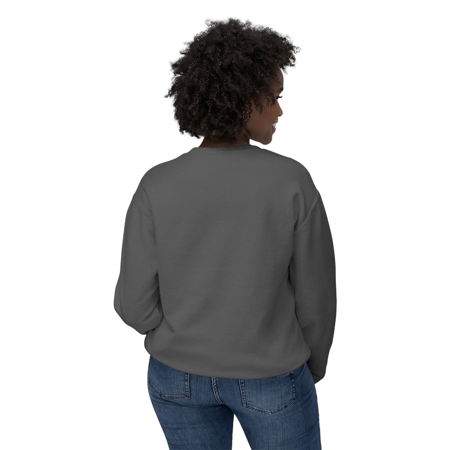 Cozy Sweatshirt with Coquette Inspired Bow Topped Christmas Tree