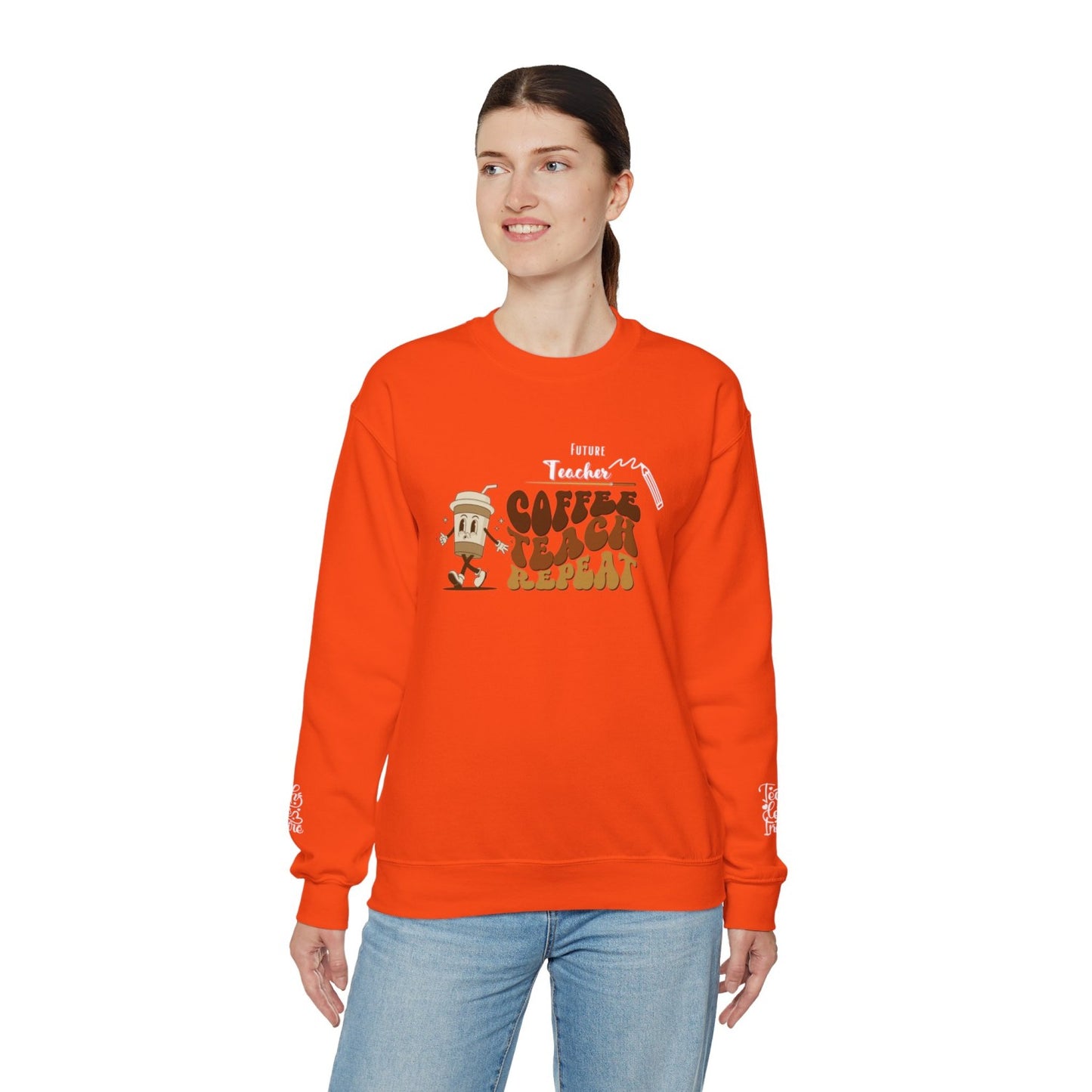 Comfy Future Teacher Crewneck Sweatshirt
