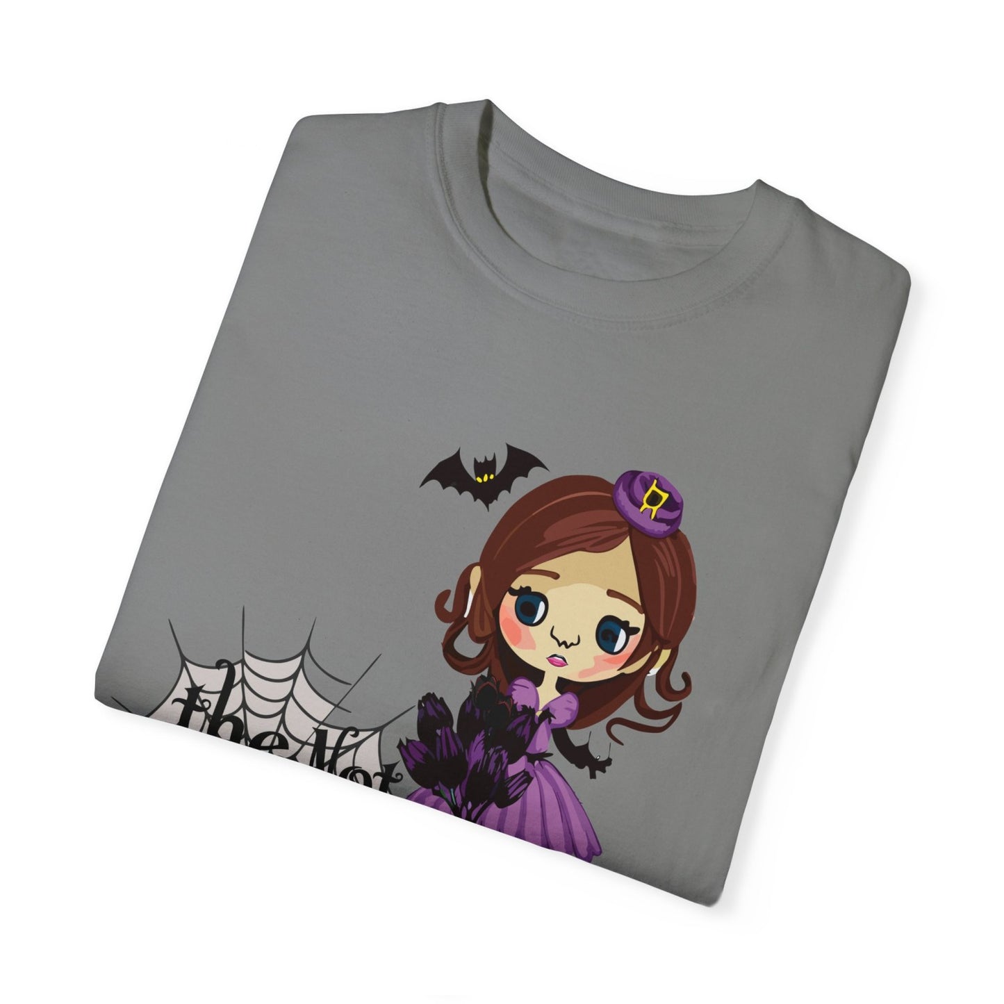 Vintage Inspired Halloween T-Shirt Featuring A Naughty Witch