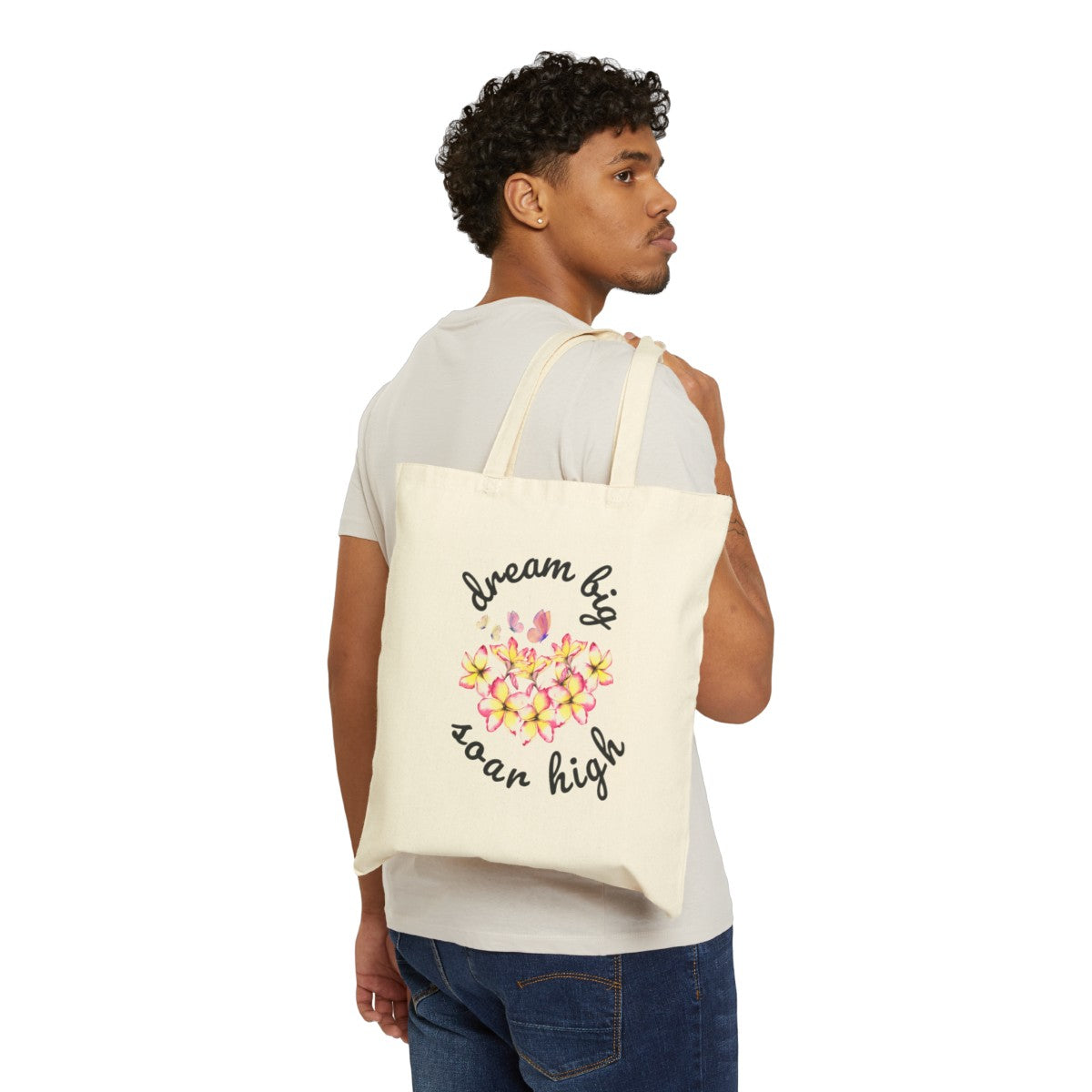 Motivational Graduation Canvas Tote Bag