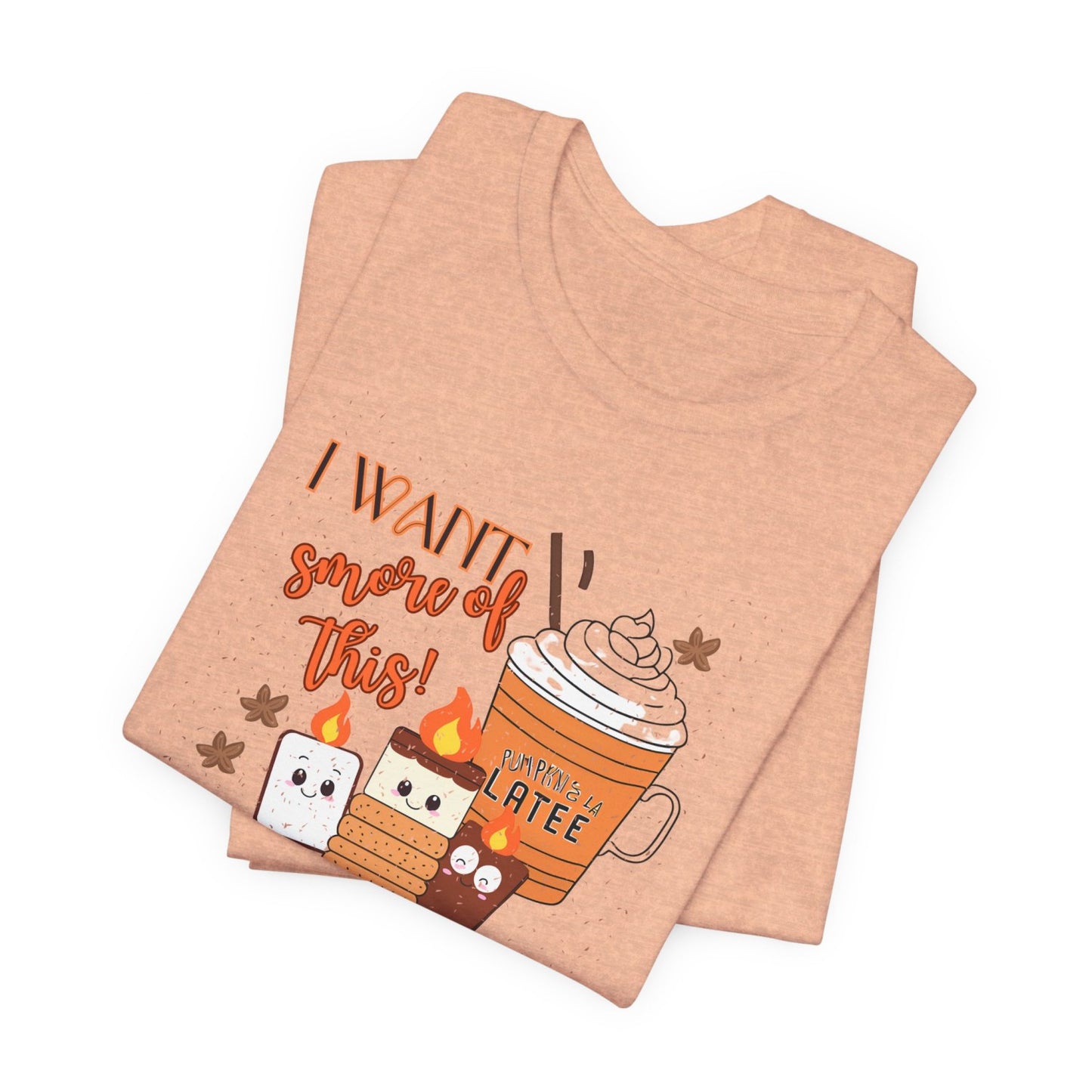 Light-Hearted Funny Fall T-Shirt Featuring Seasonal Treats