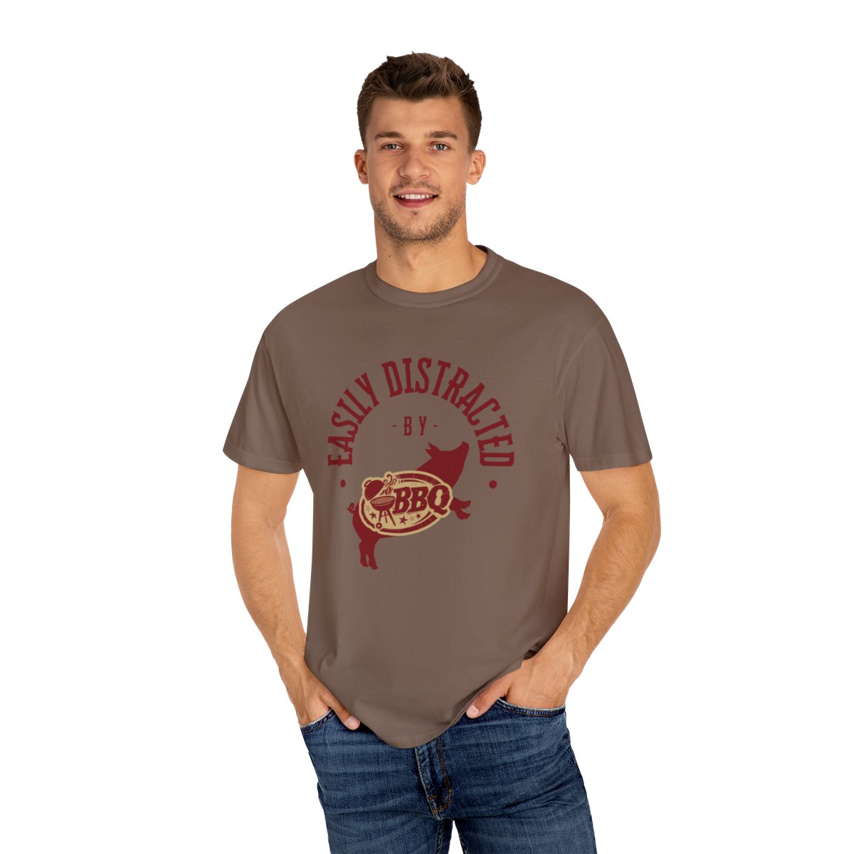 Humorous BBQ T-Shirt for Dad and Grilling Fans in Various Colors