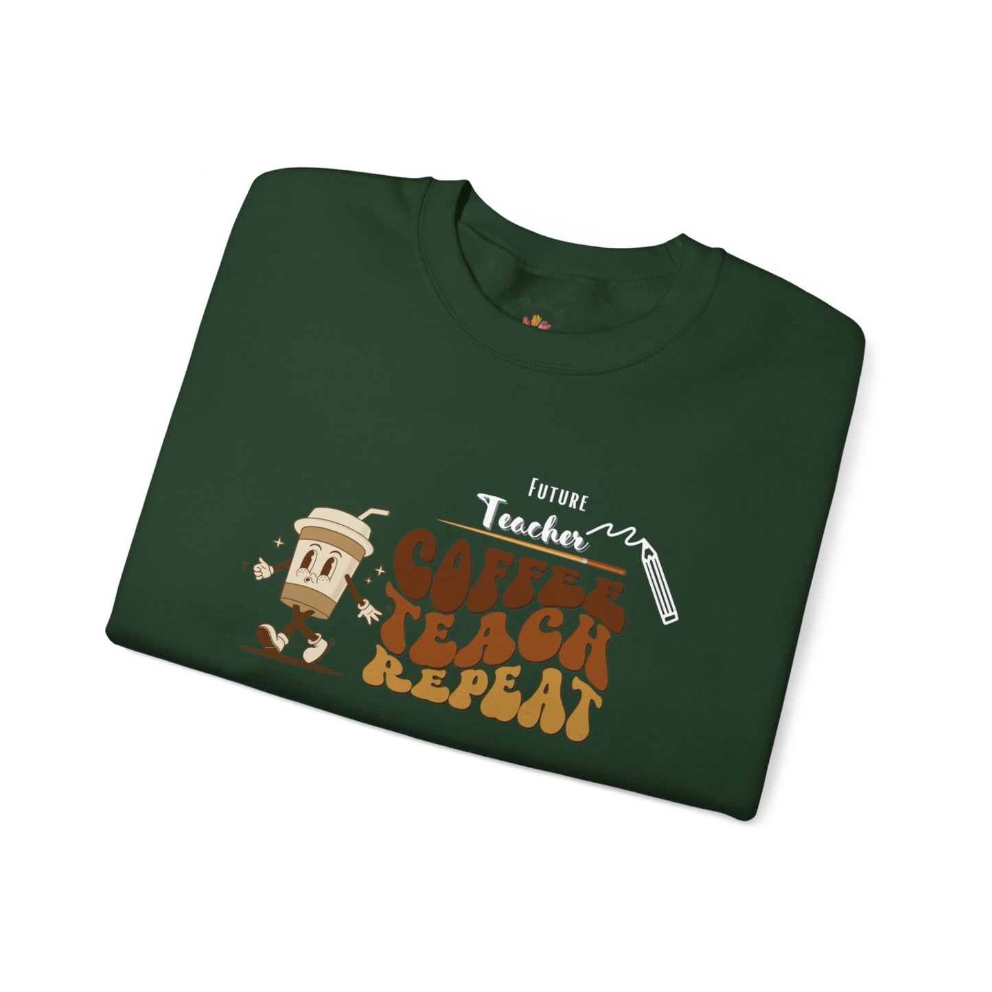 Comfy Future Teacher Crewneck Sweatshirt