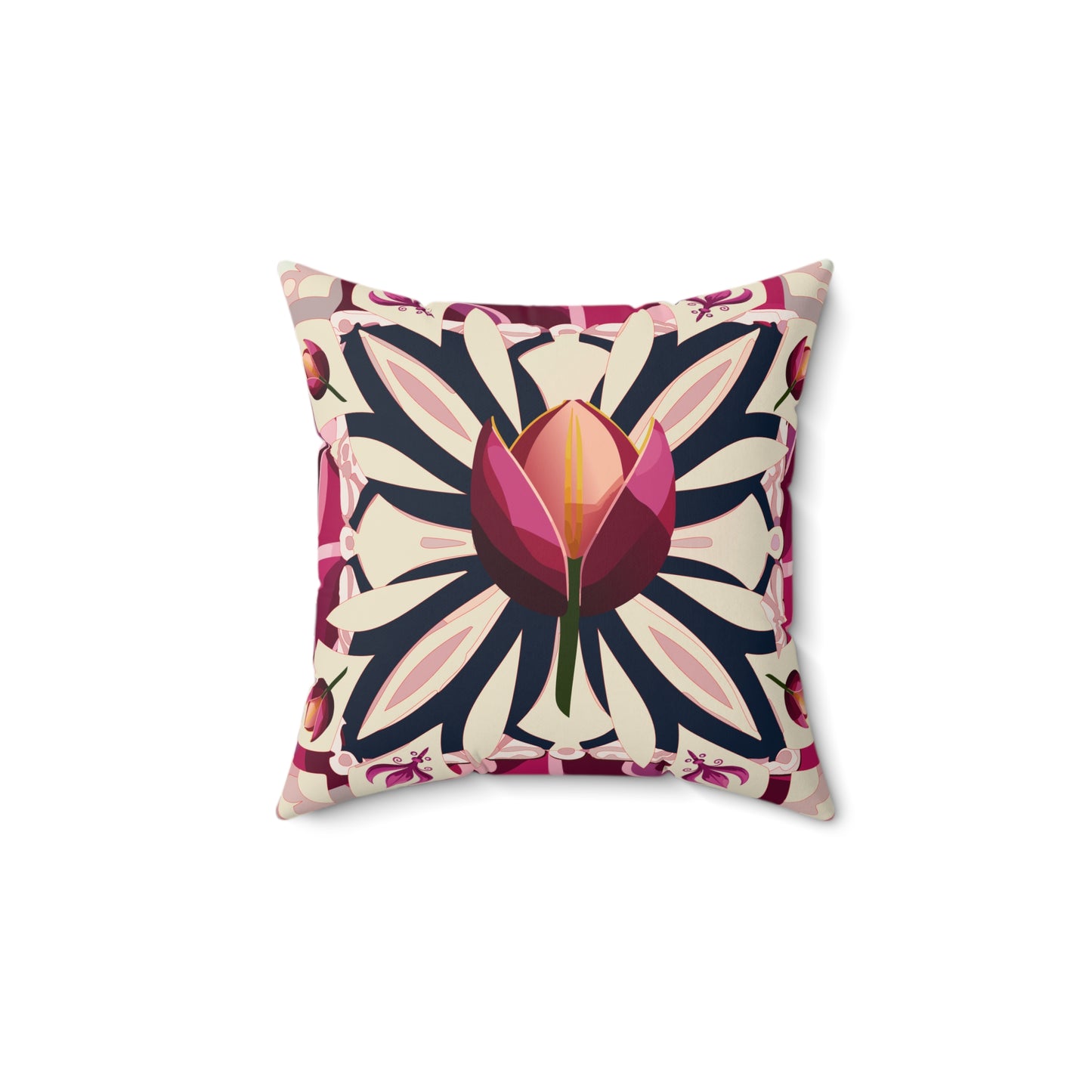 Faux Suede Square Pillow