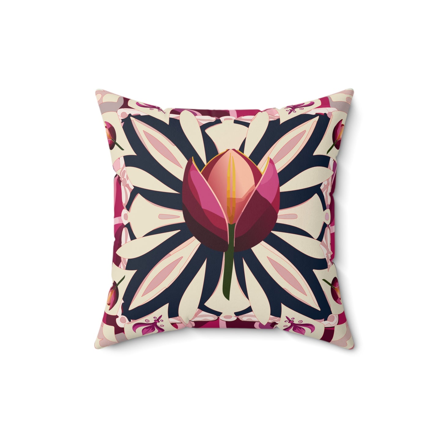 Faux Suede Square Pillow