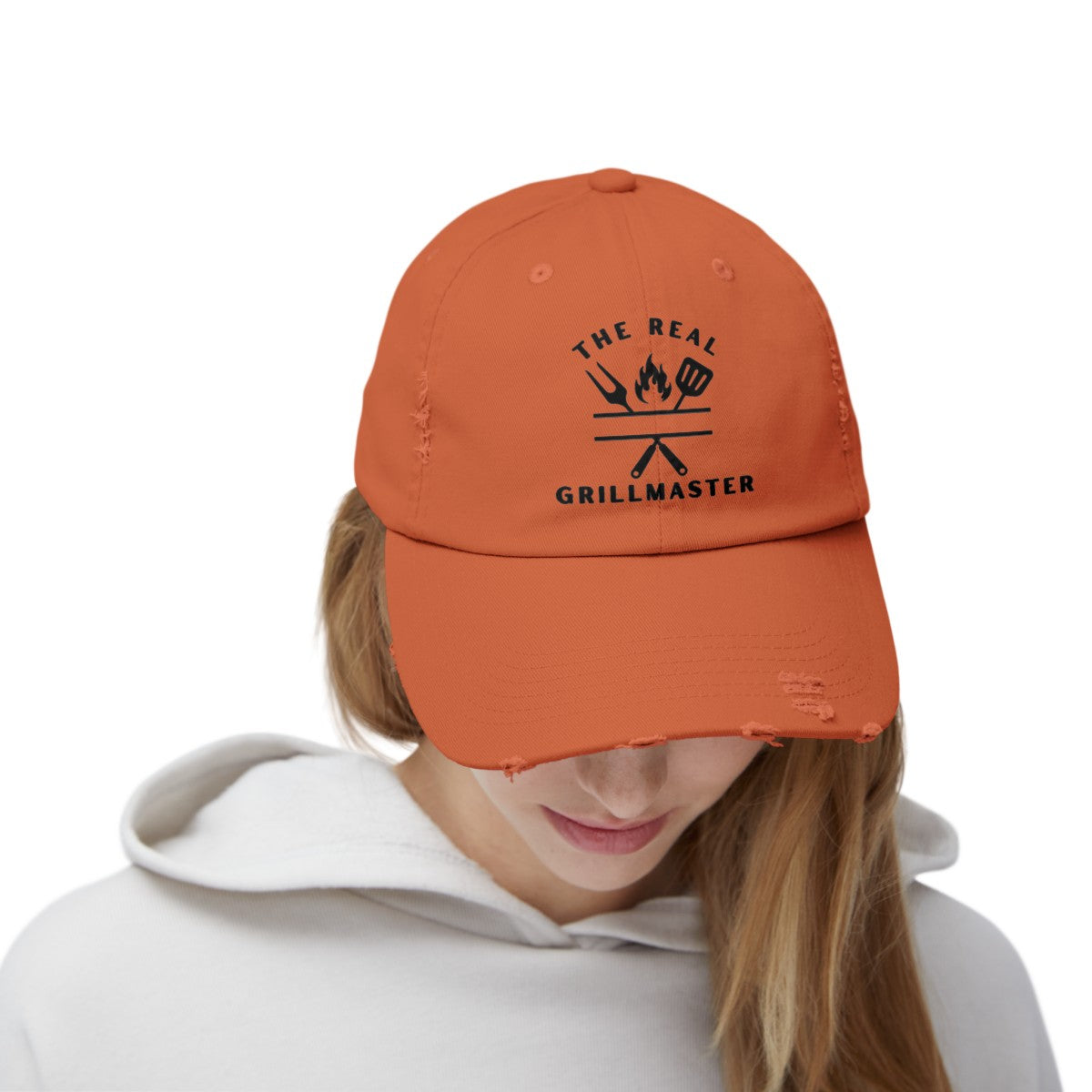 Fashionable Grilling Enthusiast Distressed Cap