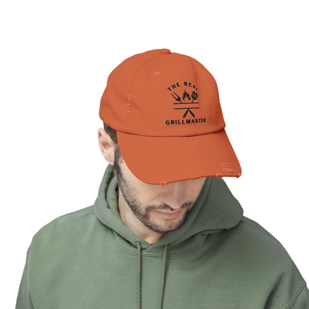 Fashionable Grilling Enthusiast Distressed Cap