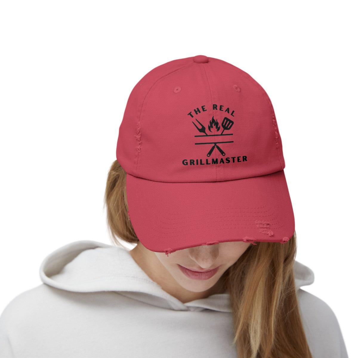 Fashionable Grilling Enthusiast Distressed Cap