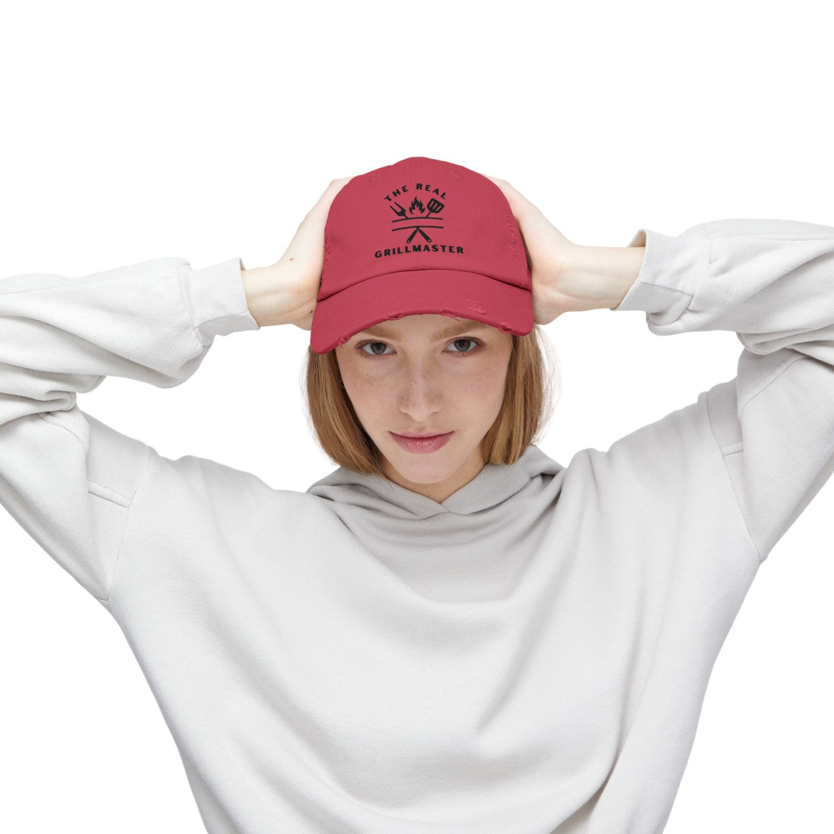 Fashionable Grilling Enthusiast Distressed Cap