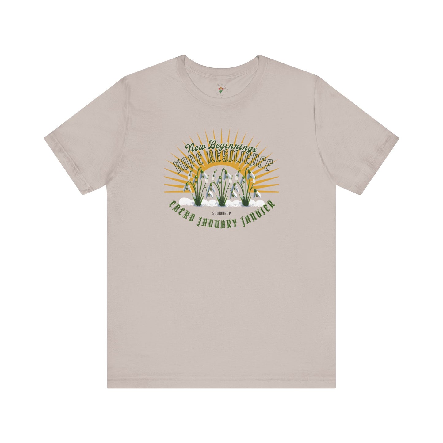 January Inspired Snowdrop Tee