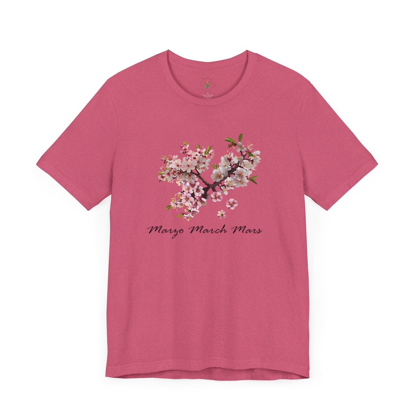 Cherry Blossom Unisex Tee - Nature-Inspired Spring Shirt for March Celebrations