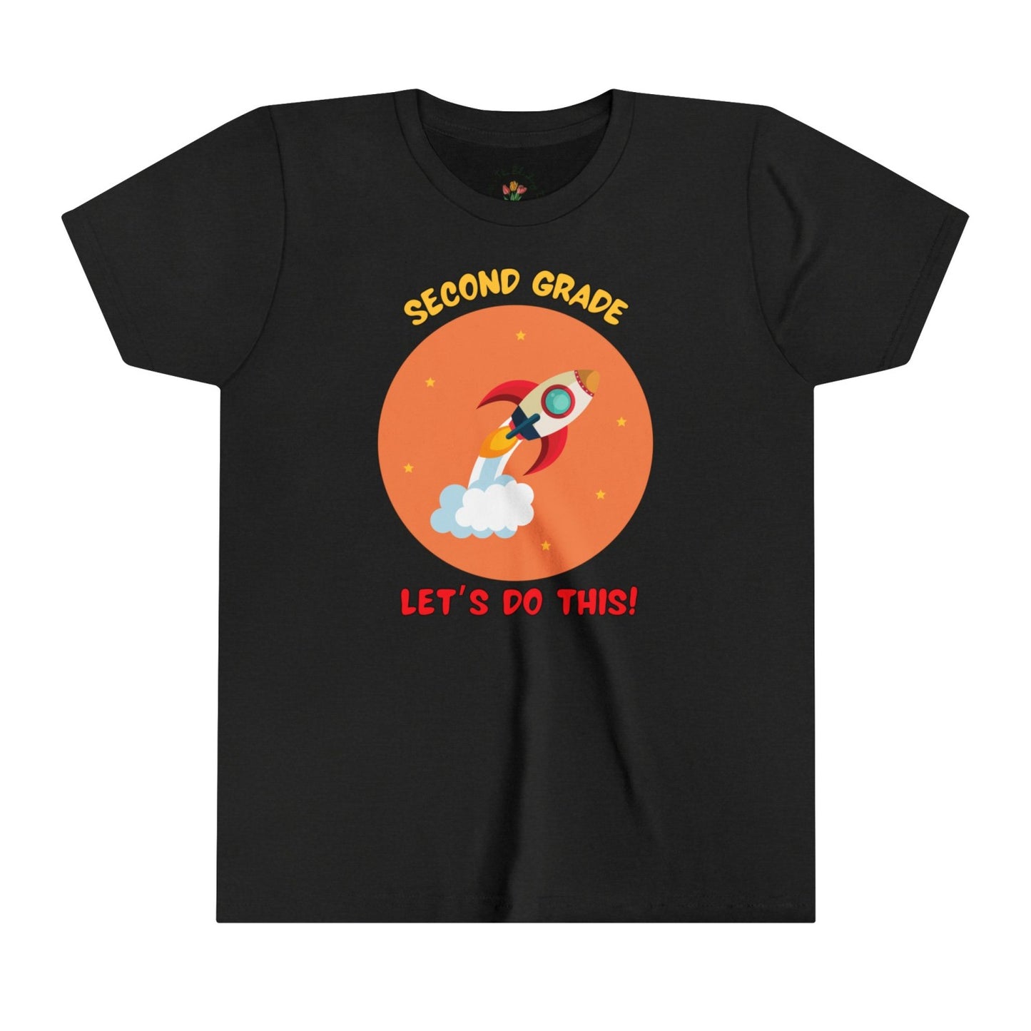 Second Grade Back to School Tee with Motivational Phrase