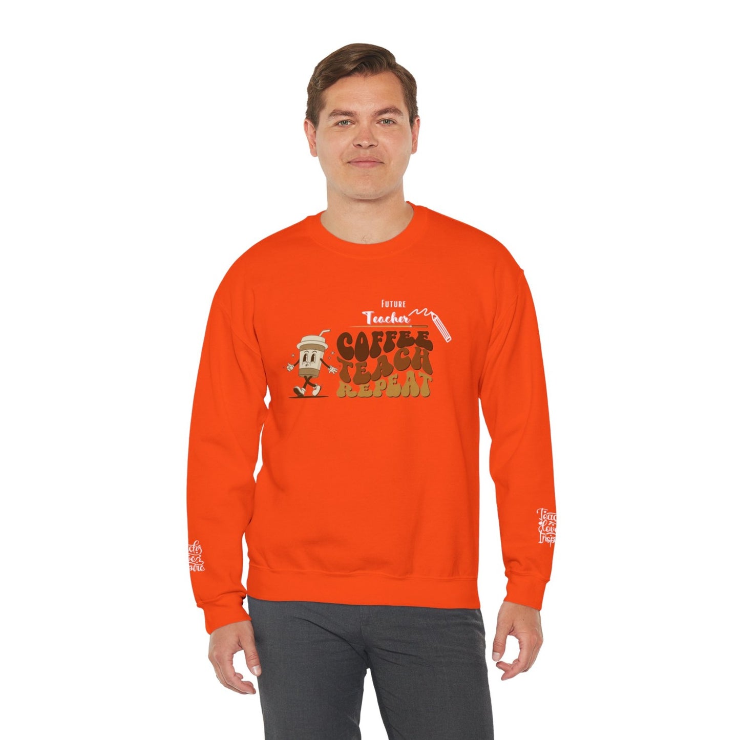 Comfy Future Teacher Crewneck Sweatshirt