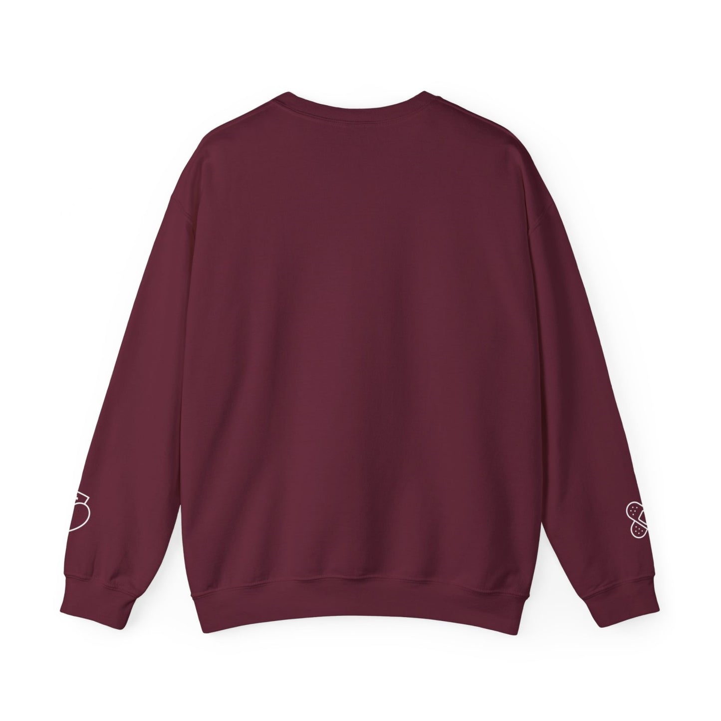 Comfy School Nurse Crewneck Sweatshirt