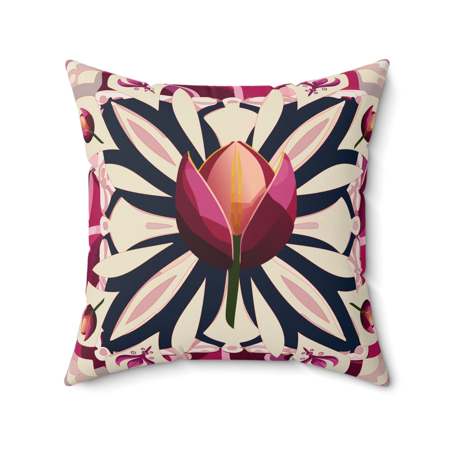 Faux Suede Square Pillow