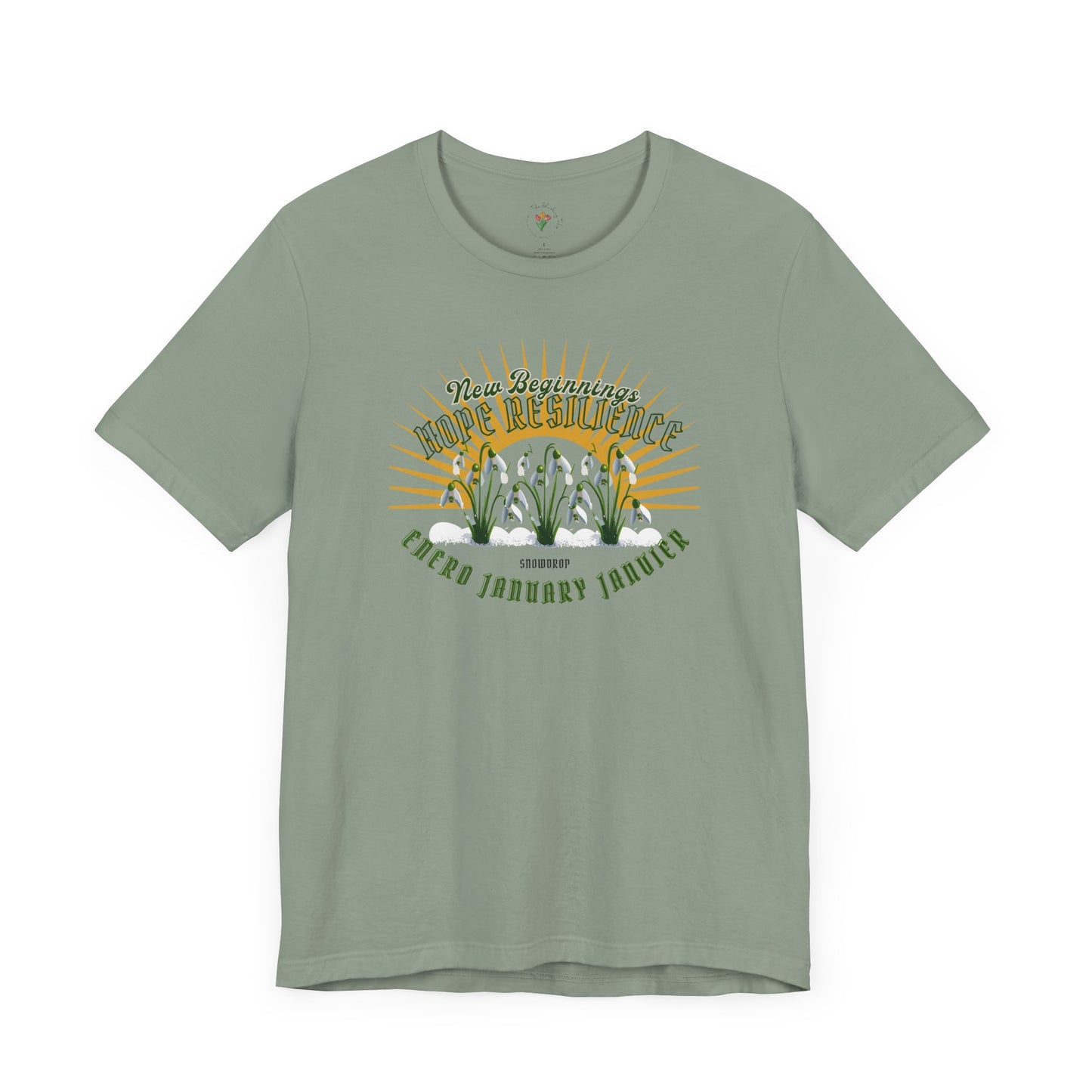 January Inspired Snowdrop Tee