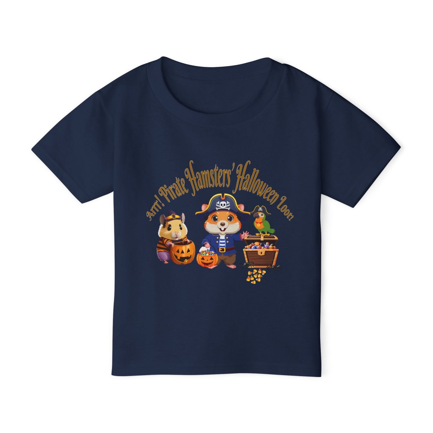 Halloween Inspired Pirate Heavy Cottonâ„¢ Toddler T-shirt