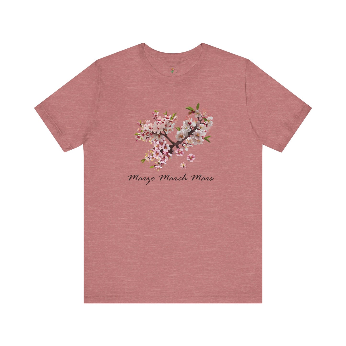 Cherry Blossom Unisex Tee - Nature-Inspired Spring Shirt for March Celebrations