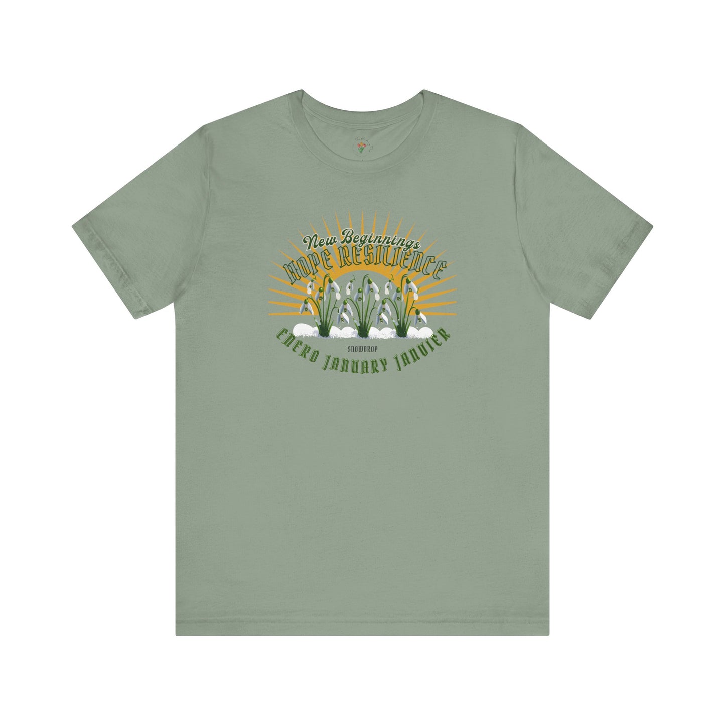 January Inspired Snowdrop Tee