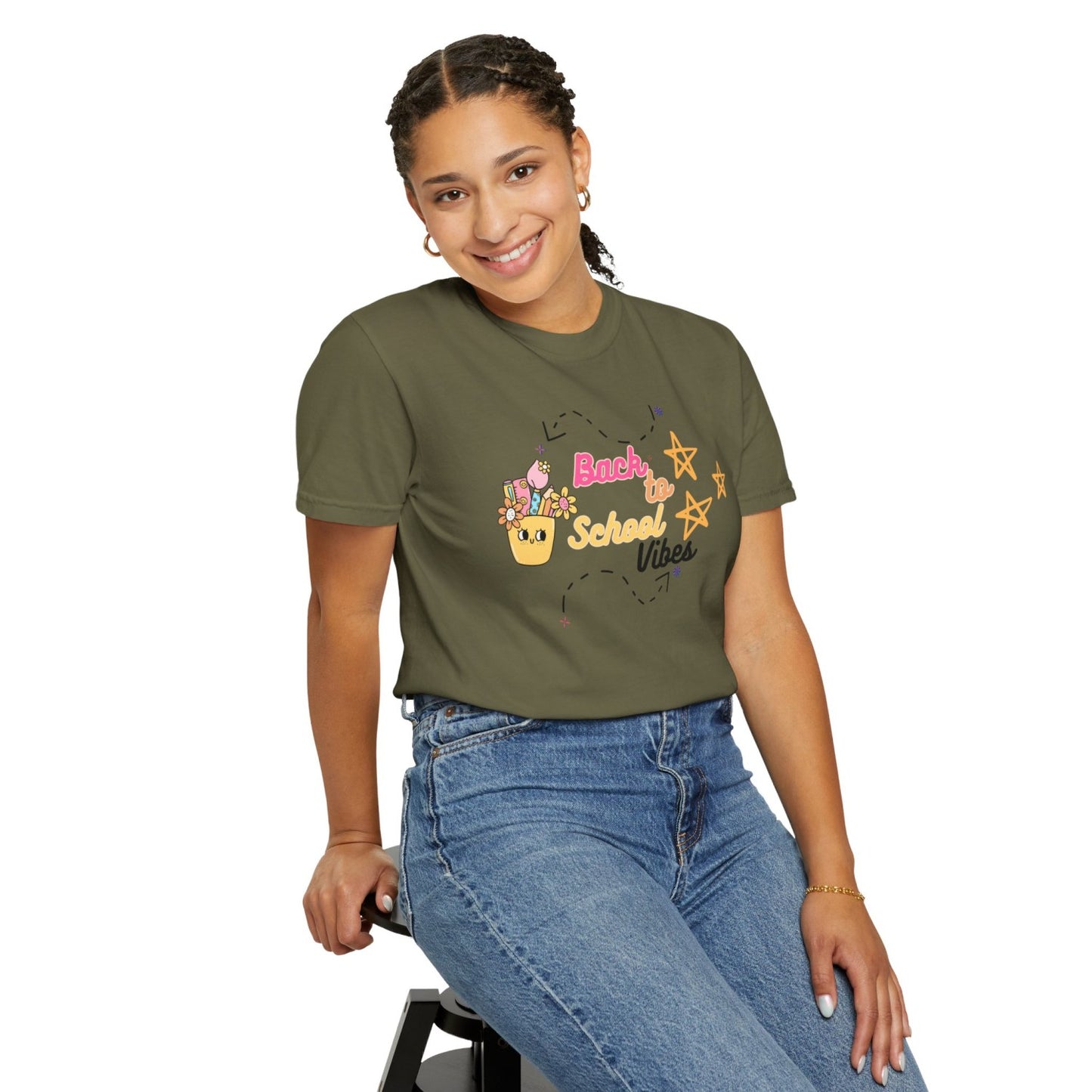 Back to School Vibes T-Shirt for Teacher or Principal