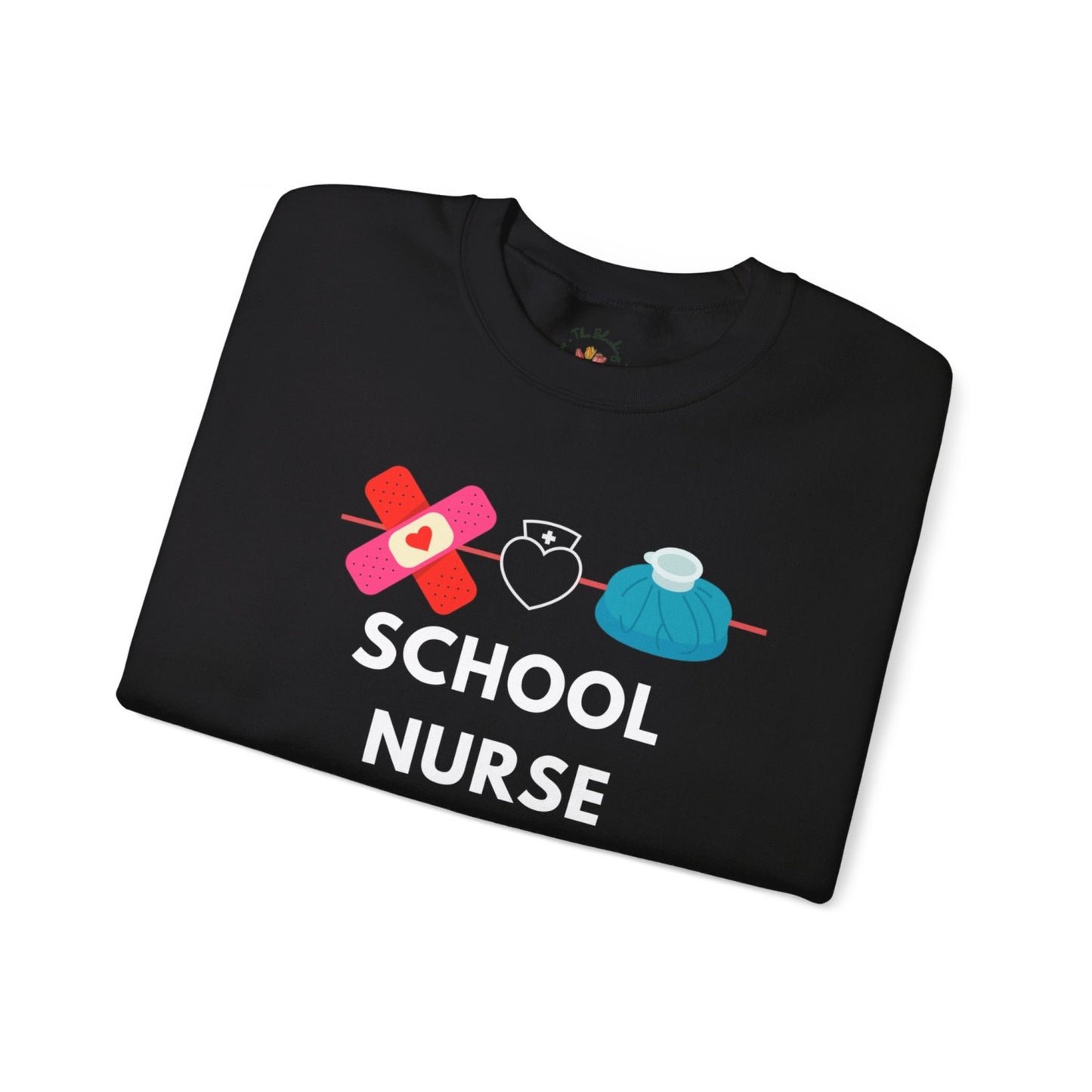Comfy School Nurse Crewneck Sweatshirt