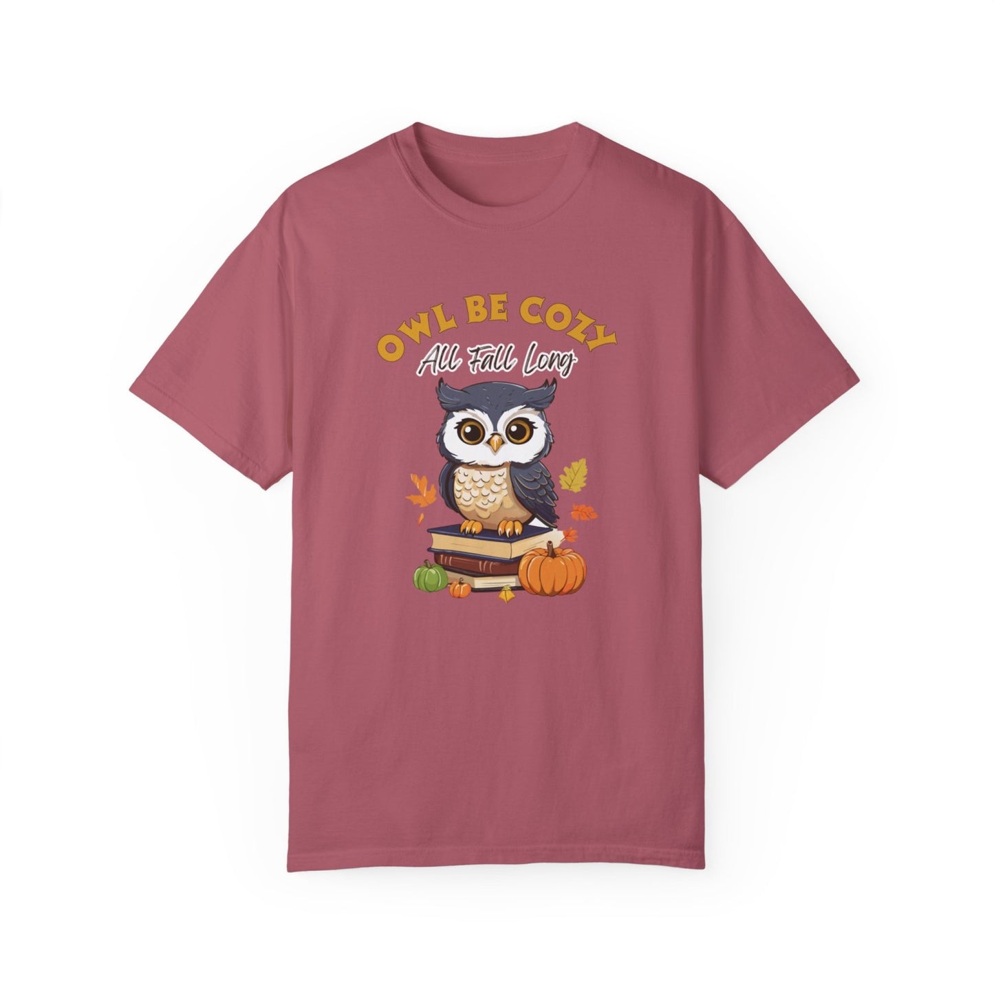 Comfy Fall Tee Featuring Smart Owl