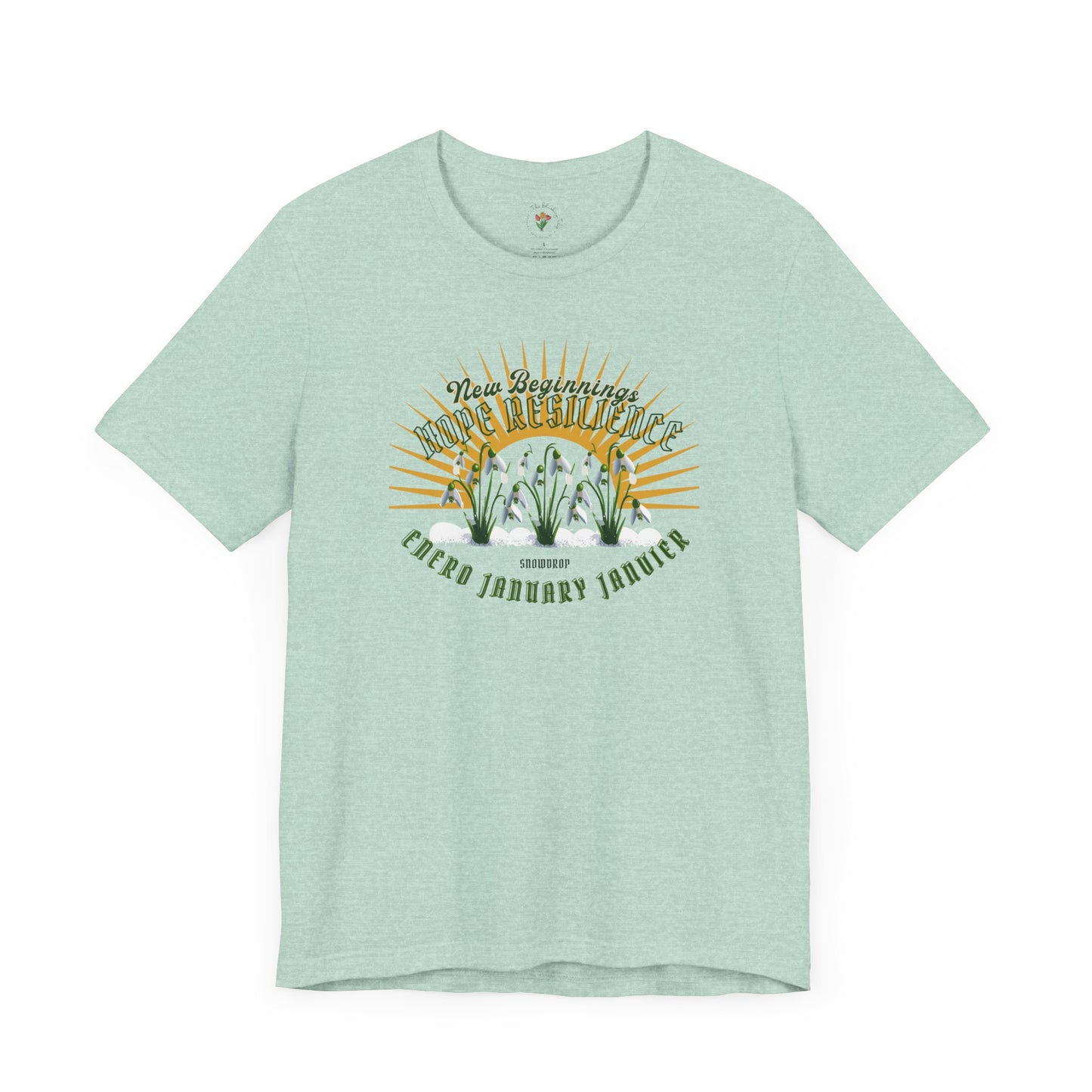 January Inspired Snowdrop Tee