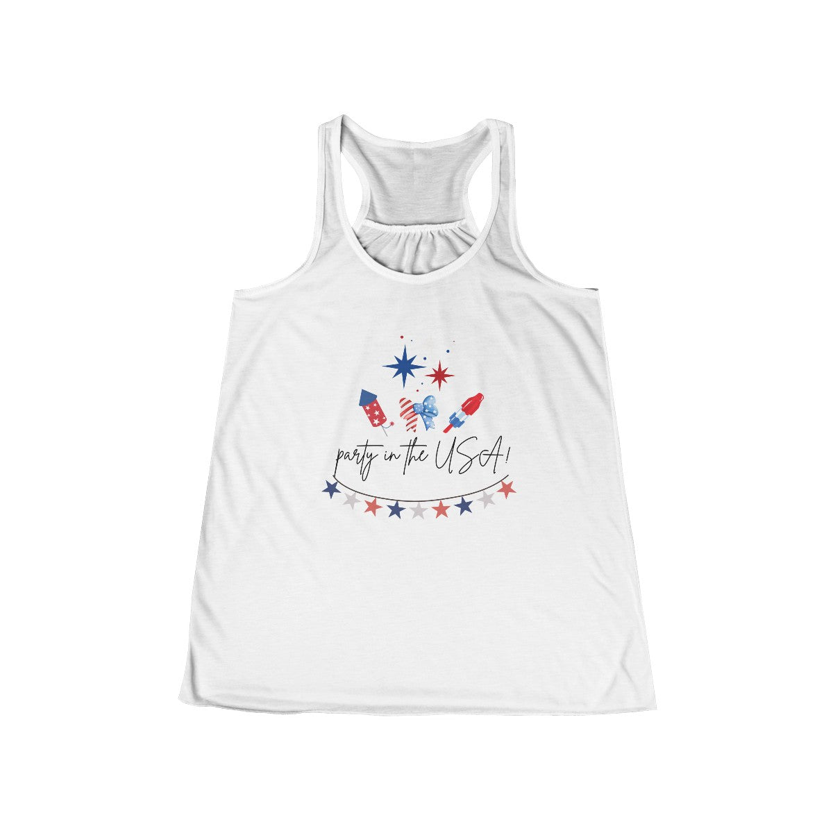 Chic Party in the USA Racerback Tank