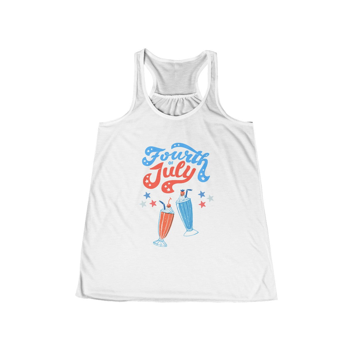 Vintage Fourth of July Tank Featuring Ice Cream Floats