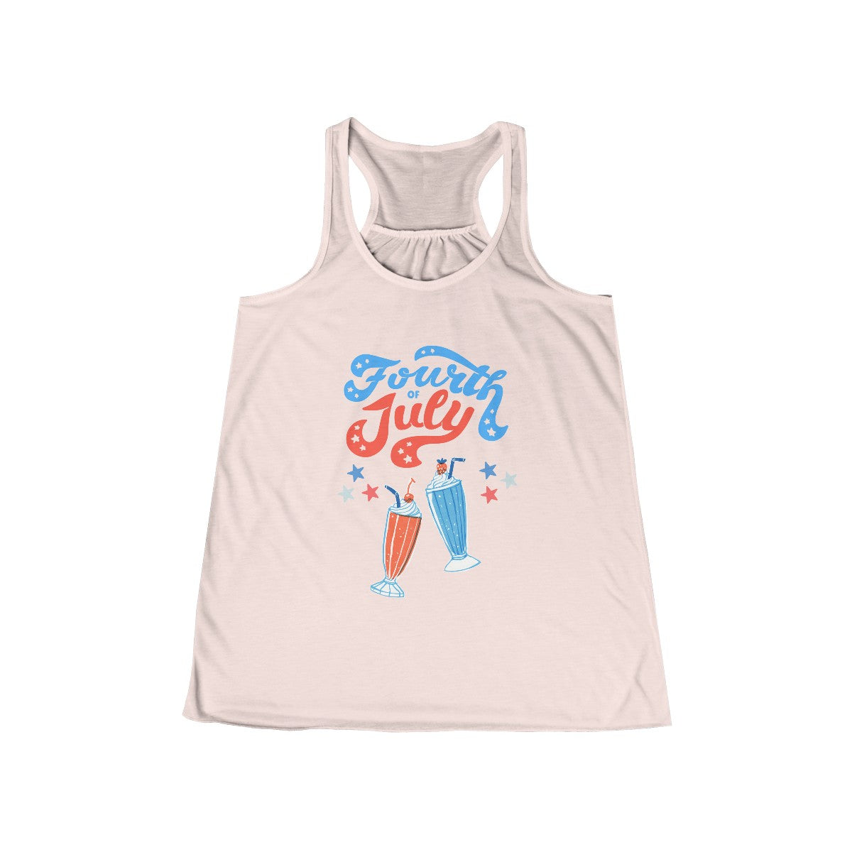 Vintage Fourth of July Tank Featuring Ice Cream Floats