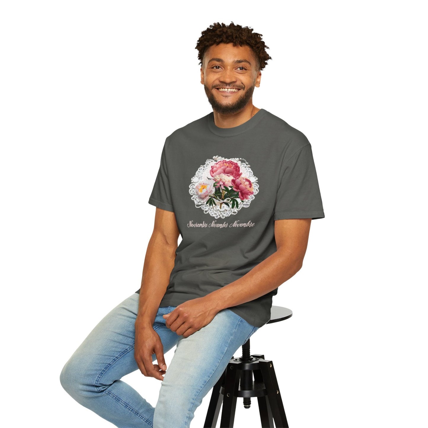 Comfy November Inspired Floral Tee