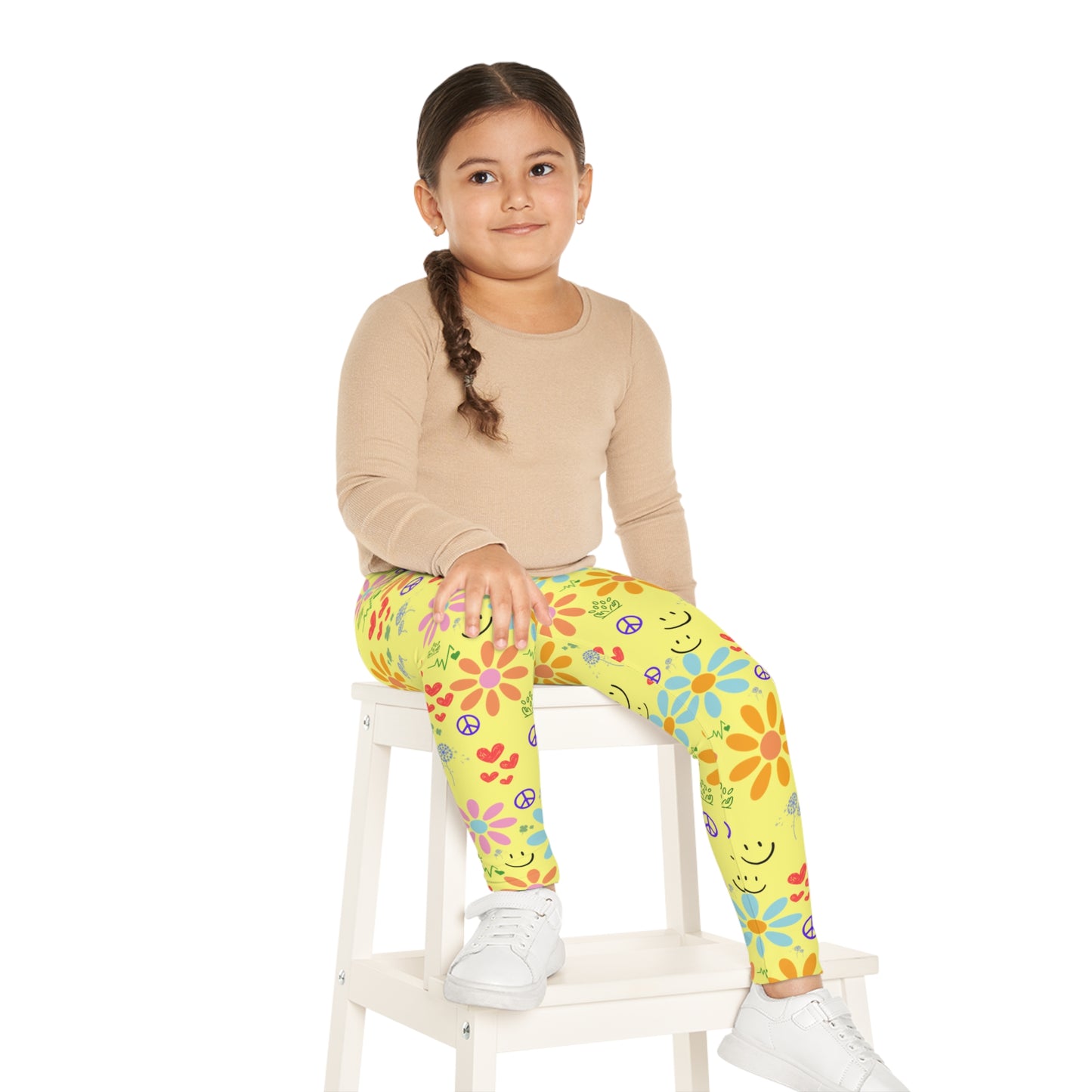 Wishes Collection Kids Leggings (in Yellow)