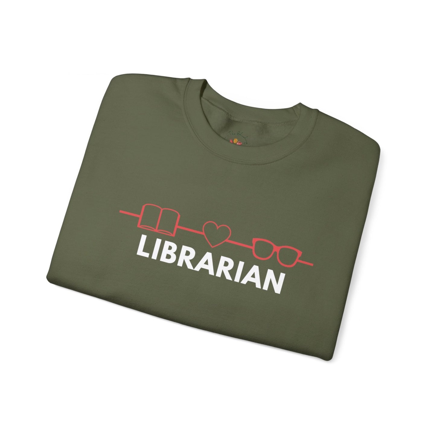 Comfy Librarian Crewneck Sweatshirt