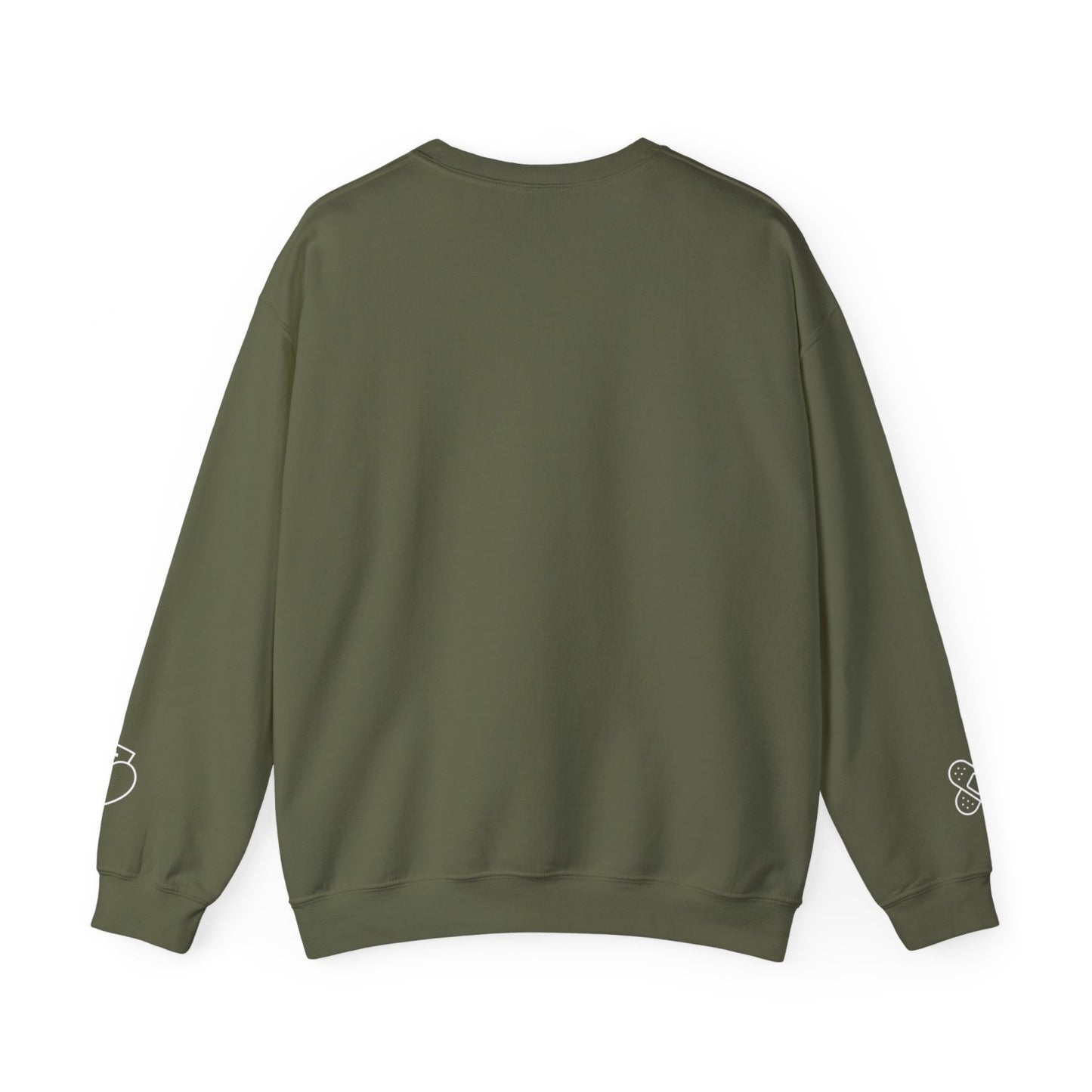 Comfy School Nurse Crewneck Sweatshirt