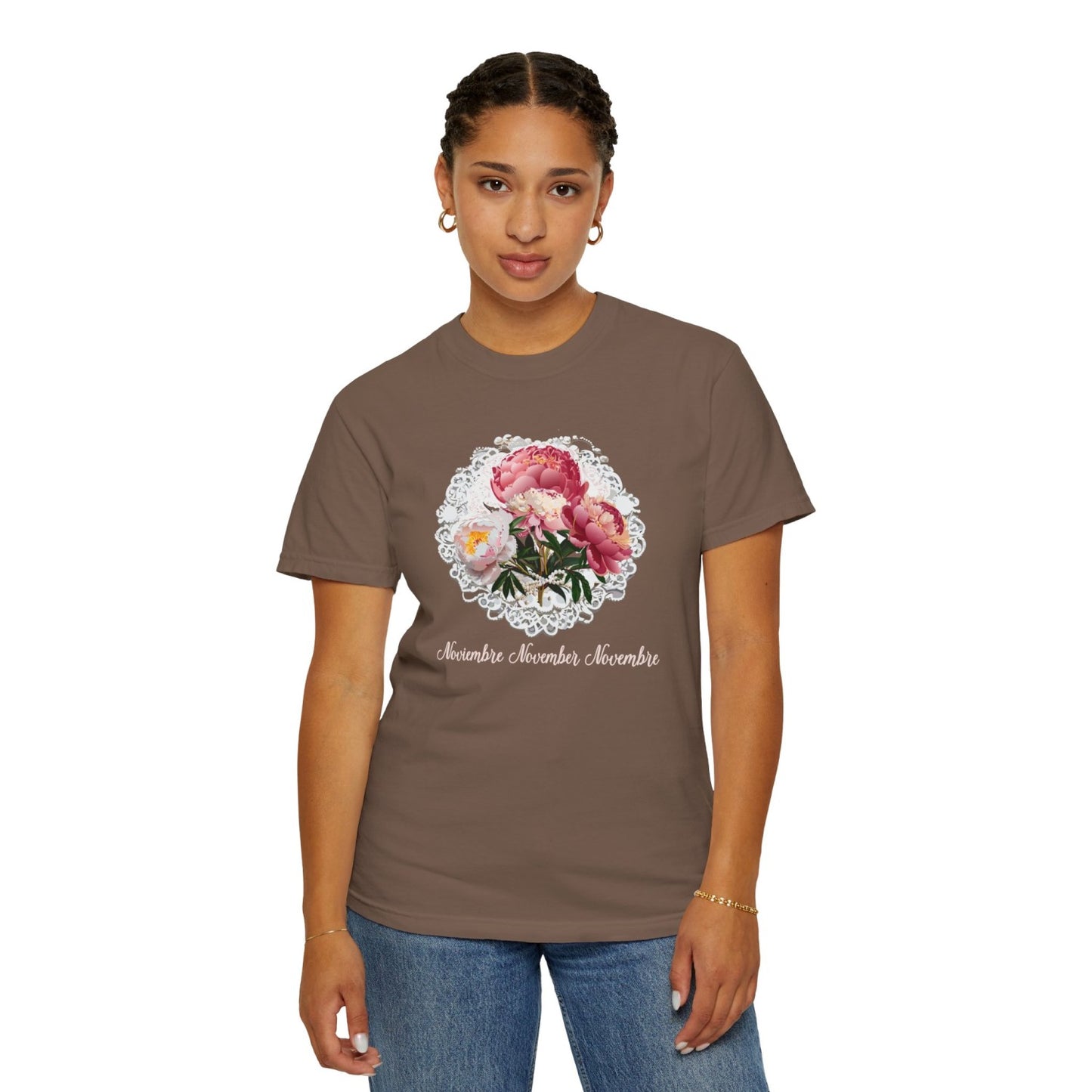 Comfy November Inspired Floral Tee