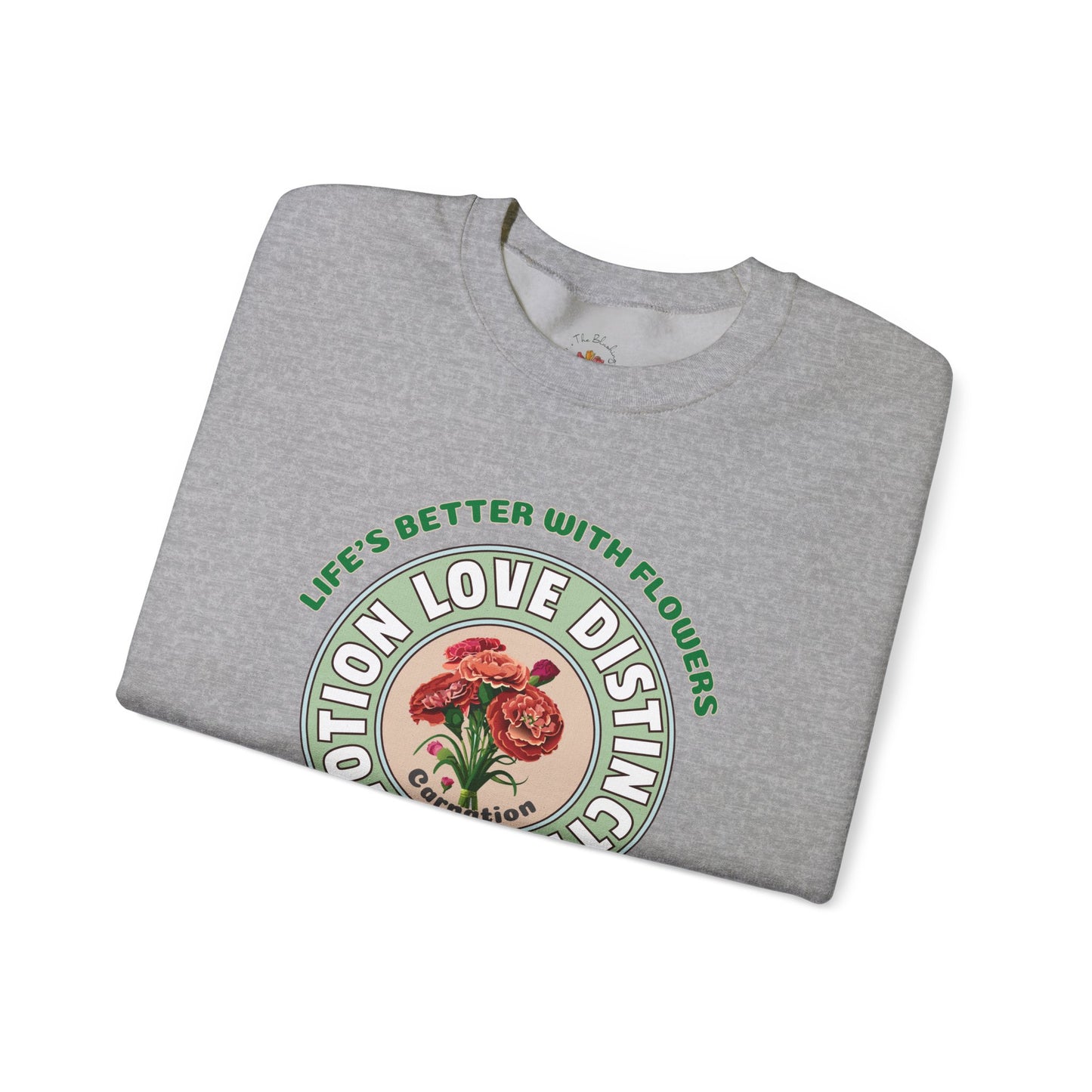 January Carnation Crew Neck Sweatshirt