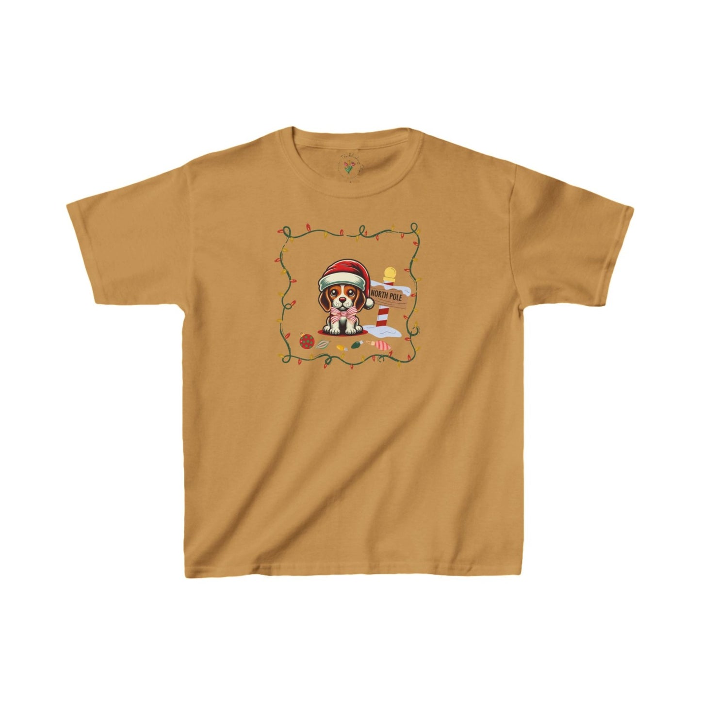 North Pole Beagle Kids Heavy Cottonâ„¢ Tee