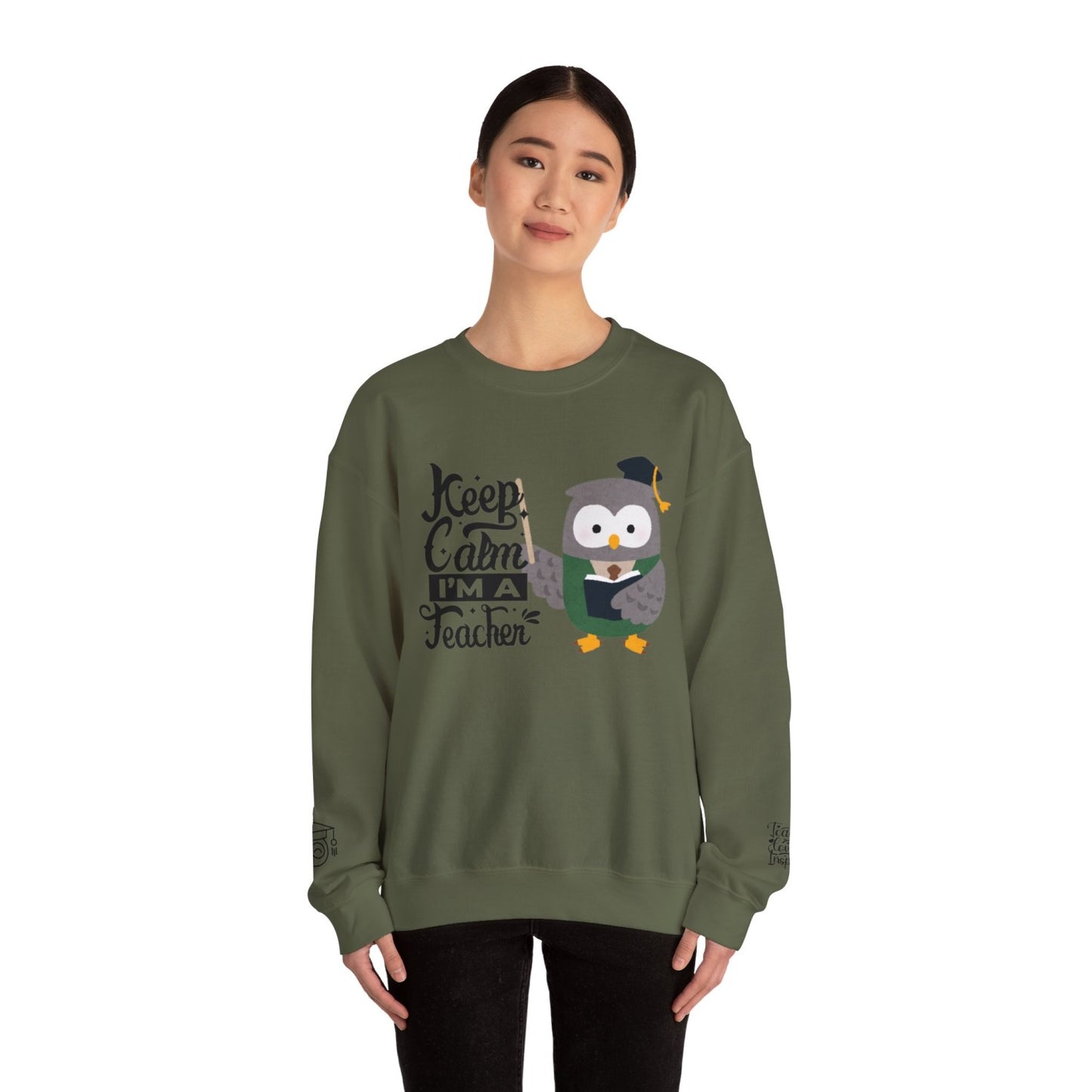 Comfy Teacher Crewneck Sweatshirt