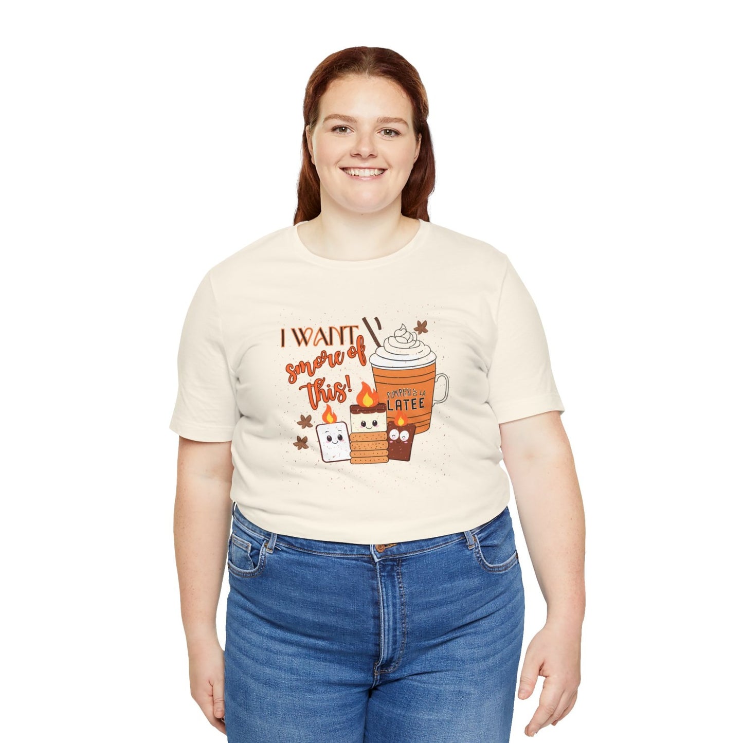 Light-Hearted Funny Fall T-Shirt Featuring Seasonal Treats