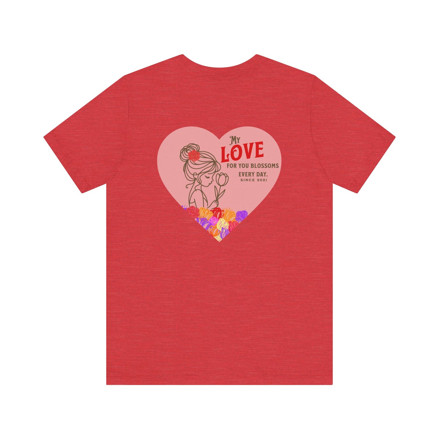 Love In Full Bloom Double-Sided Tee