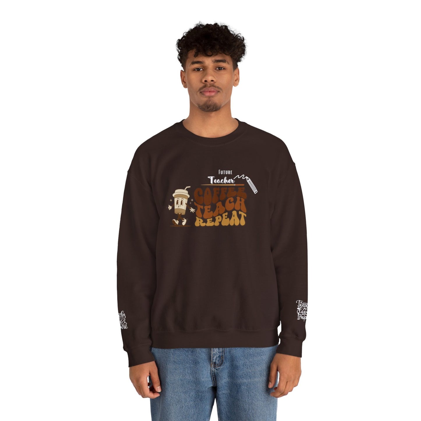 Comfy Future Teacher Crewneck Sweatshirt
