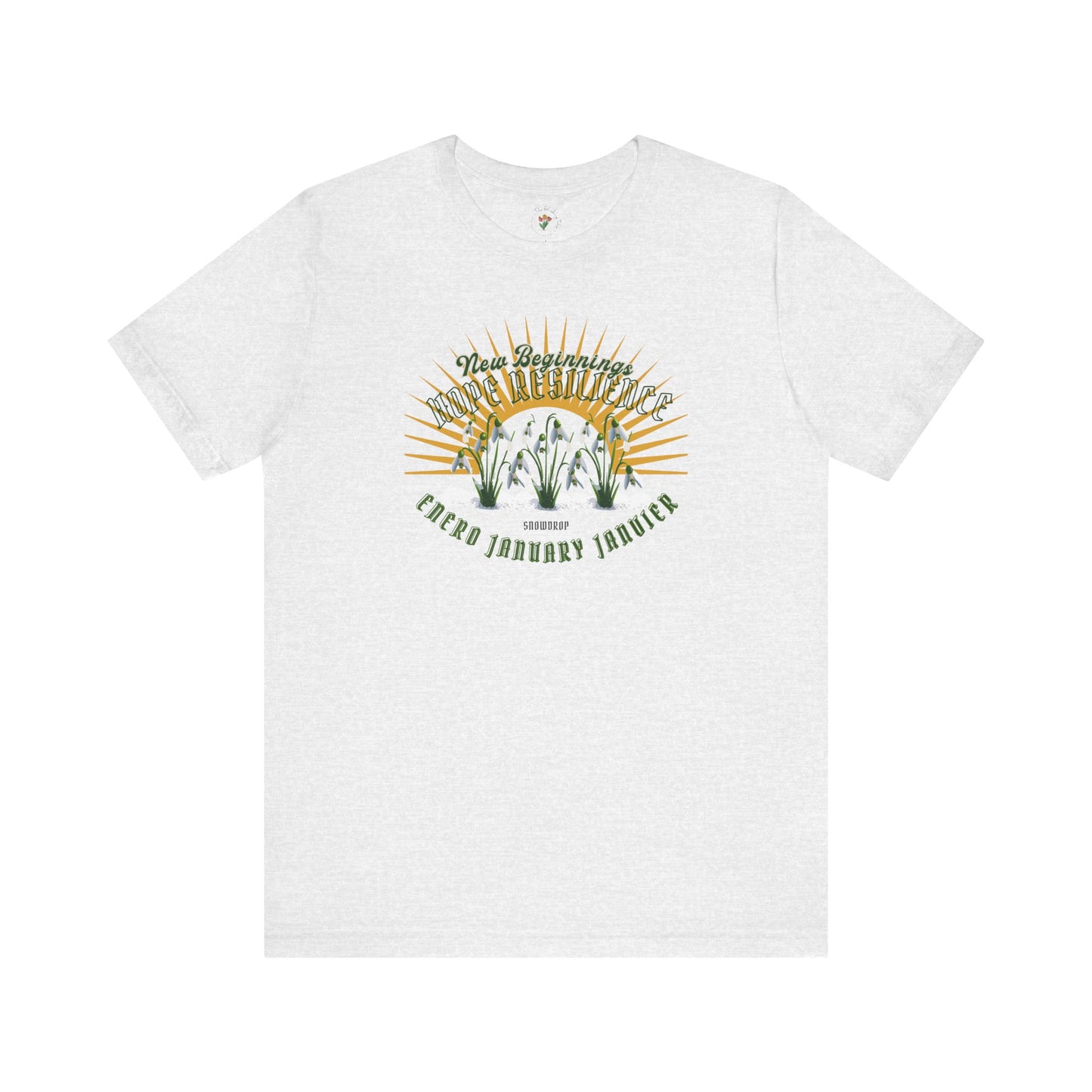 January Inspired Snowdrop Tee