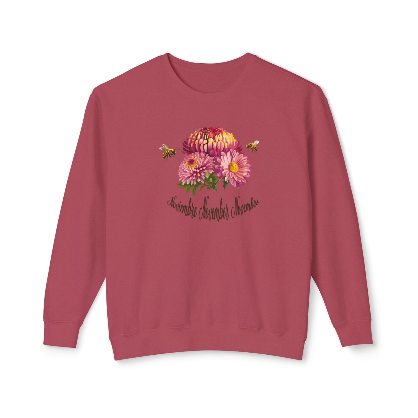 Cozy November Birth Flower Inspired Sweatshirt