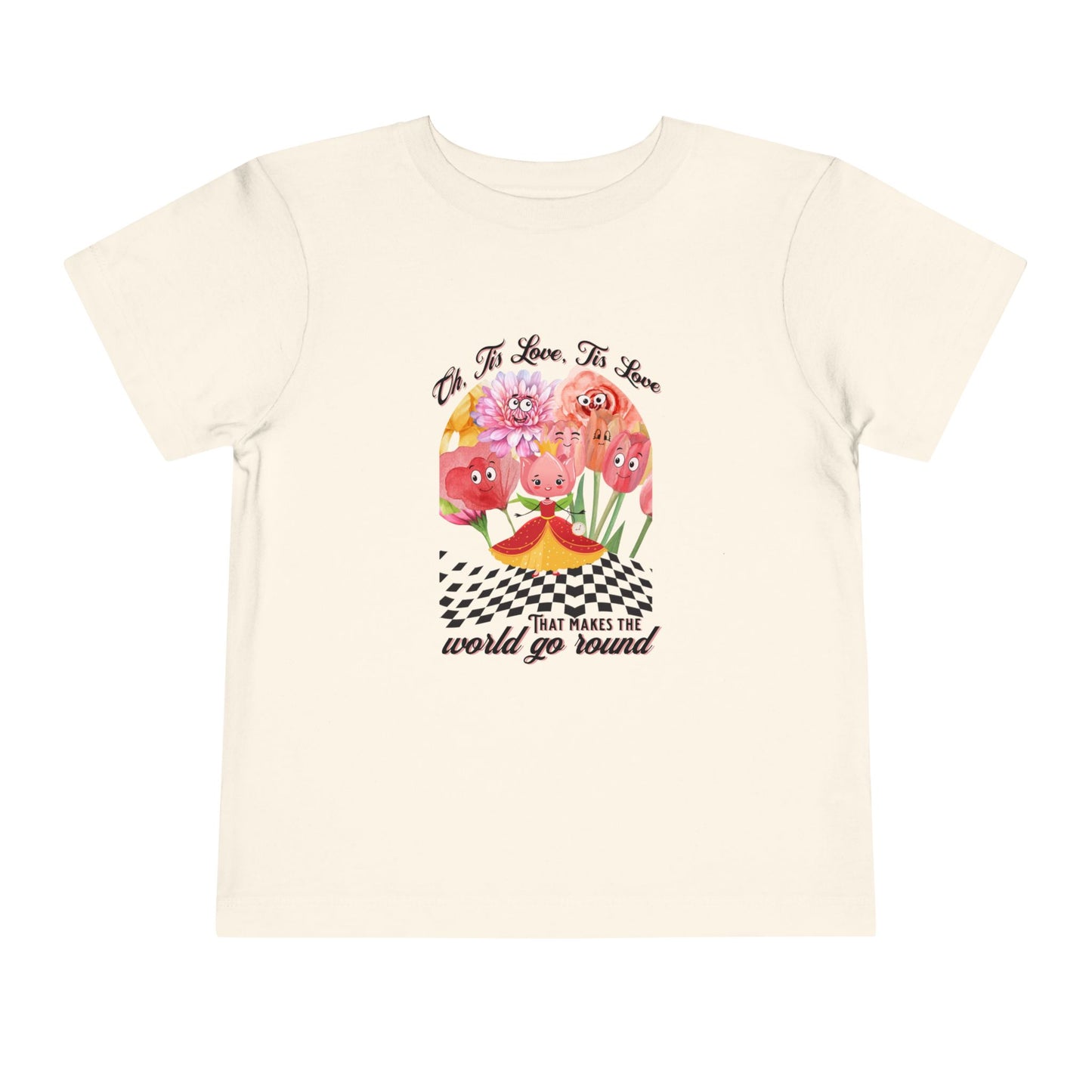 Floral Wonderland Inspired Toddler Short Sleeve Tee