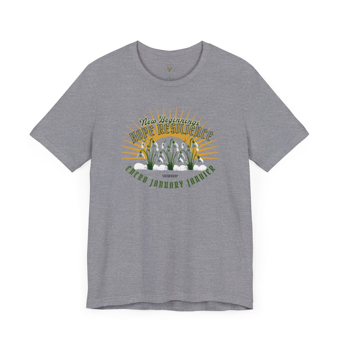 January Inspired Snowdrop Tee
